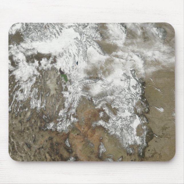 The high peaks of the Rocky Mountains Mouse Pad (Front)