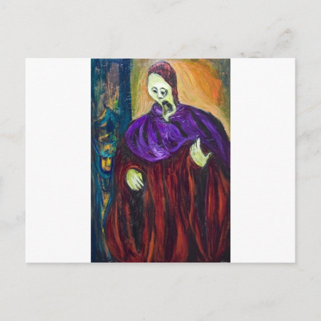 The High Priest (expressionism portrait) Postcard (Front)