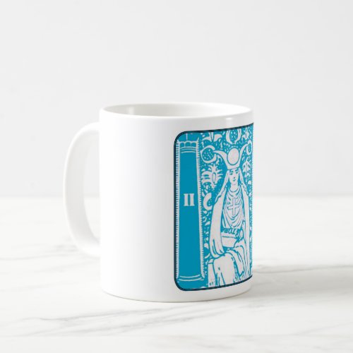 The High Priestess _ 1960s Vending Machine Tarot Coffee Mug