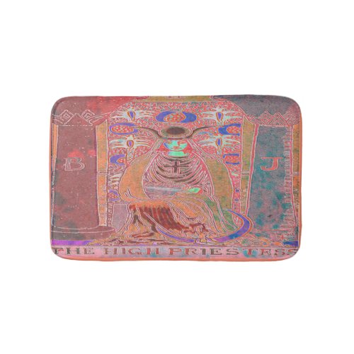 The High Priestess Tarot Card Bathroom Bath Mat