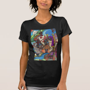 The High Priestess Tarot card by Kaye Talvilahti T-Shirt