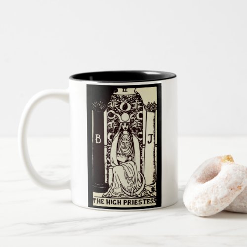 the high priestess tarot card  mug