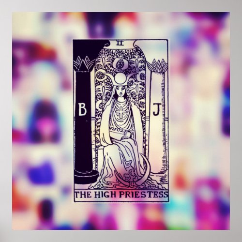 The High Priestess Tarot Card Poster