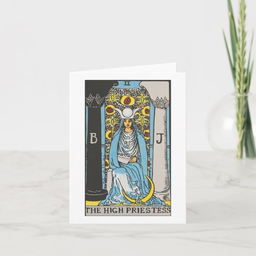 The High Priestess tarot card _ Rider Waite Smith 