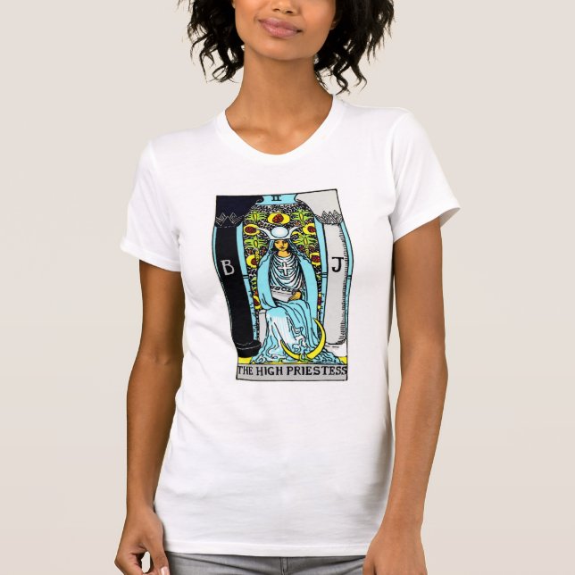 The High Priestess Tarot Card T-Shirt (Front)