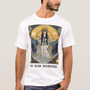 THE HIGH PRIESTESS - TAROT CARD T-Shirt