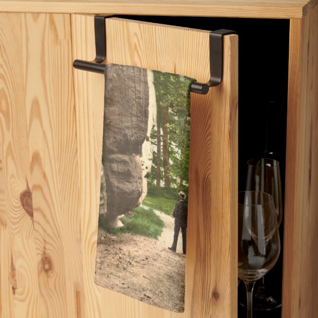 The High Rocks, Tunbridge Wells, Kent, England Kitchen Towel (Thirds Fold)