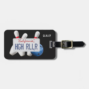 The High Roller Cali Plate Luggage Tag
