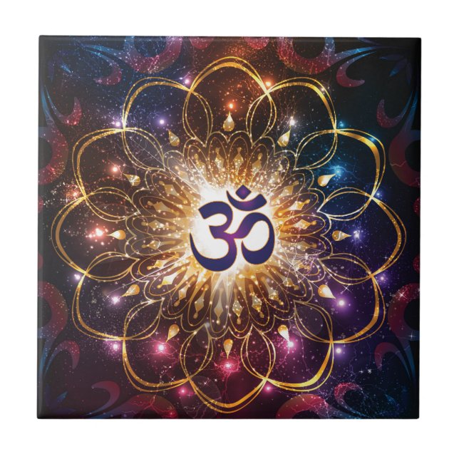 The higher power of Om Ceramic Tile (Front)