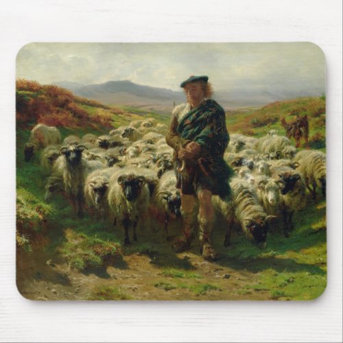 The Highland Shepherd 1859 Mouse Pad