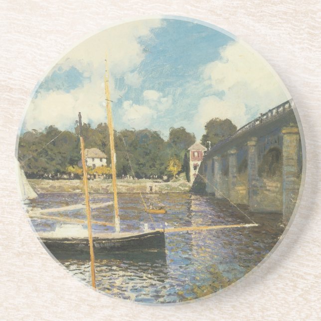 The Highway Bridge at Argenteuil by Claude Monet Coaster (Front)