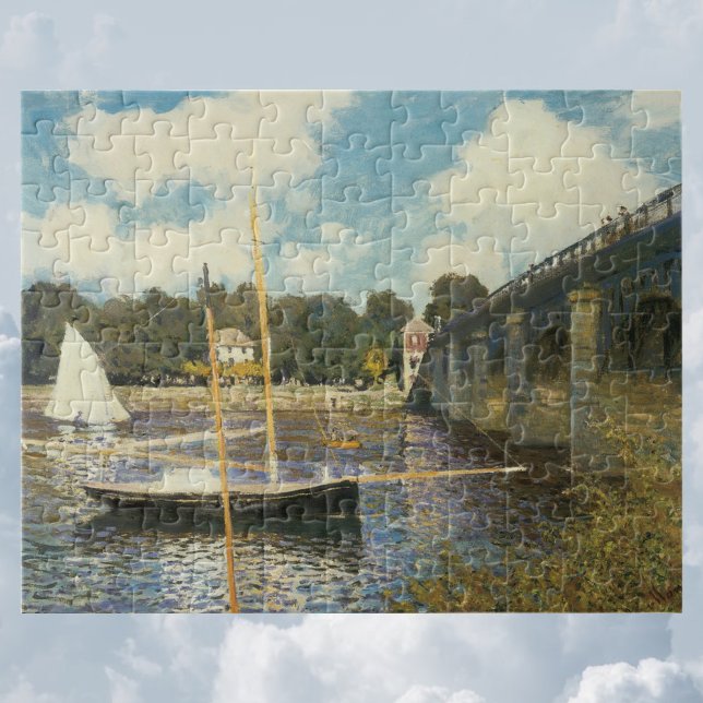 The Highway Bridge at Argenteuil by Claude Monet Jigsaw Puzzle (Creator Uploaded)