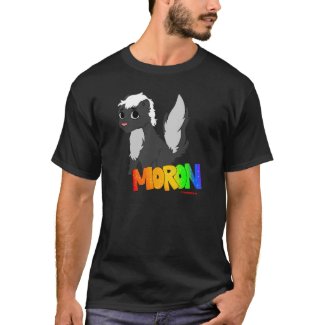 The Hike Skunk- Moron Men's T-Shirt (Black)