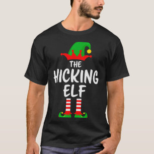 The Hiking Elf Matching Family Christmas T-Shirt