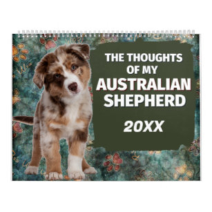 The Hilarious Thoughts of My Australian Shepherd Calendar