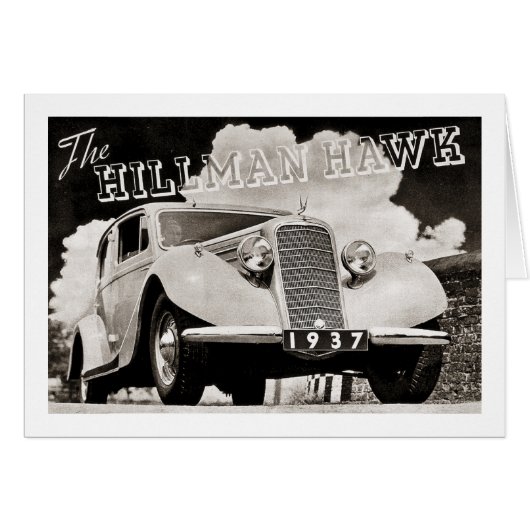 The Hillman Hawk 1937 Cards (Front Horizontal)
