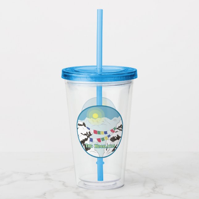The Himalayas Acrylic Tumbler (Front)