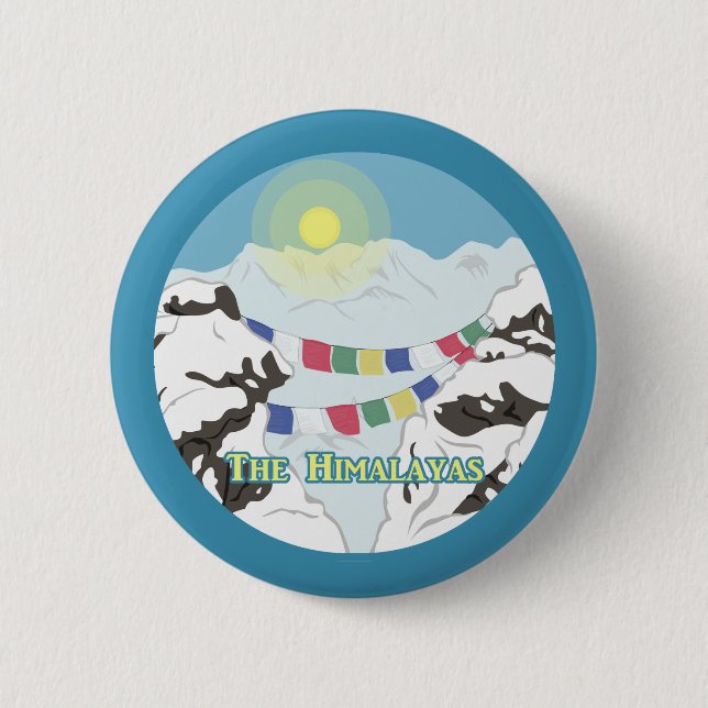The Himalayas Button (Front)