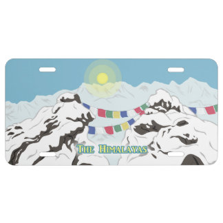 The Himalayas License Plate