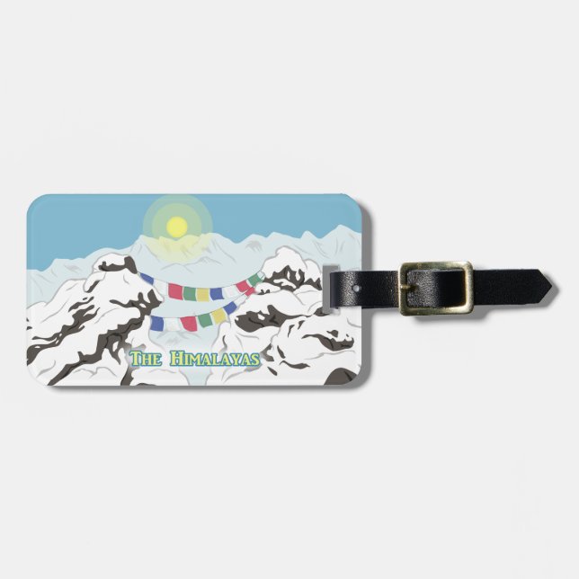 The Himalayas Luggage Tag (Front Horizontal)