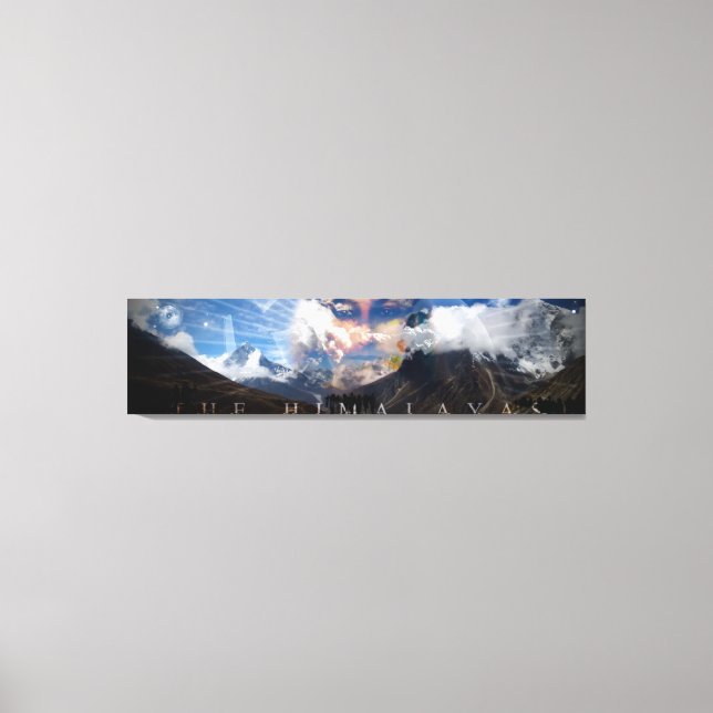 The Himalayas - Printed Canvas Print (Front)