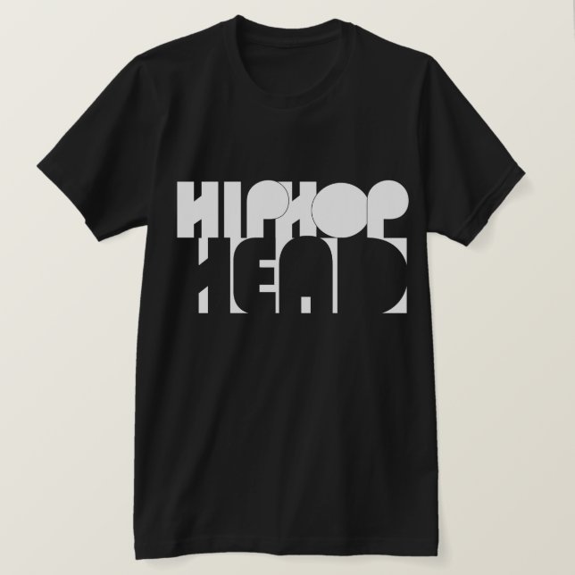 The HipHop Head  T-Shirt (Design Front)