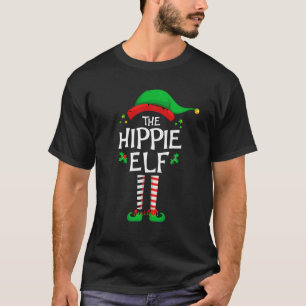 The Hippie Elf Christmas Family Matching Group T S T-Shirt