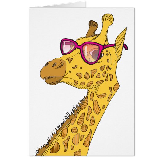 The Hipster Giraffe Cards (Front)