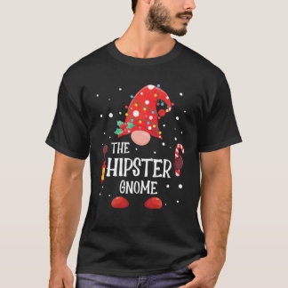 The Hipster Gnome Matching Family Christmas Gnome T-Shirt