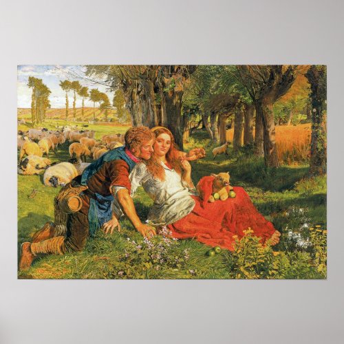 The Hireling Shepherd 1851_52 Poster