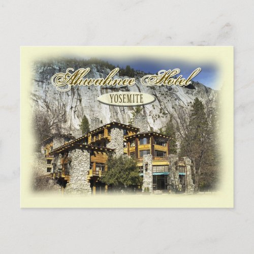 The Historic Ahwahnee Hotel Yosemite CA Postcard
