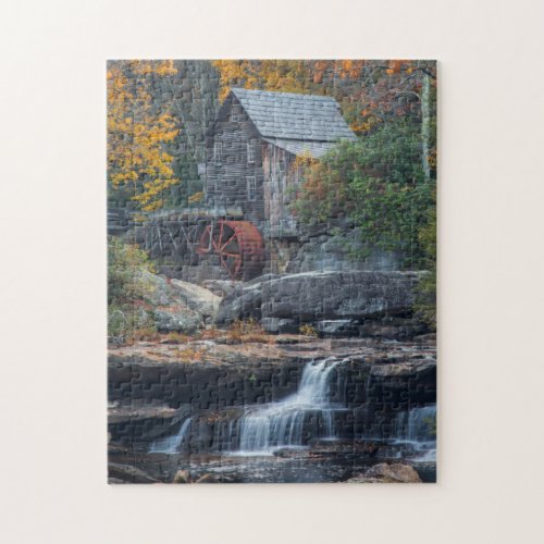 The Historic Grist Mill On Glade Creek 2 Jigsaw Puzzle