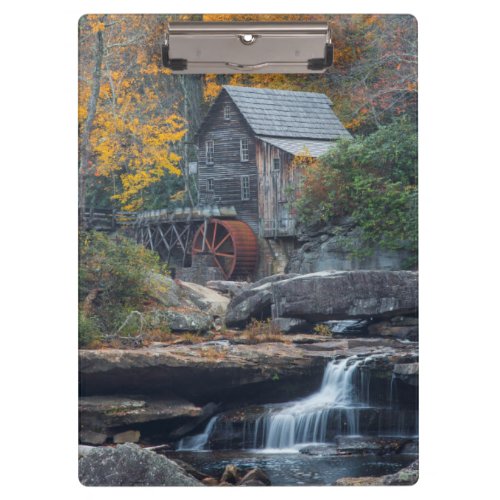 The Historic Grist Mill On Glade Creek Clipboard