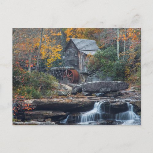 The Historic Grist Mill On Glade Creek Postcard