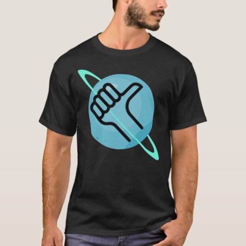 The Hitchhikerx27s Guide to the Galaxy Thumbs up T_Shirt