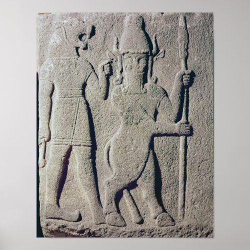 The Hittite God Uomi Karkemish Poster