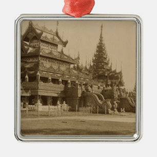 The Hman Kyaung or the glass monastery, Burma Metal Ornament
