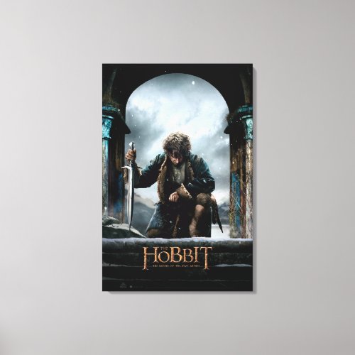 The Hobbit _ BILBO BAGGINS Movie Poster Canvas Print