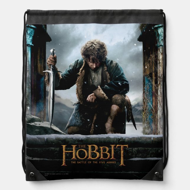 The Hobbit - BILBO BAGGINS™ Movie Poster Drawstring Bag (Front)