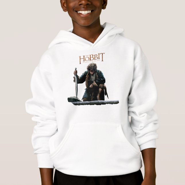 The Hobbit - BILBO BAGGINS™ Movie Poster Hoodie (Front)