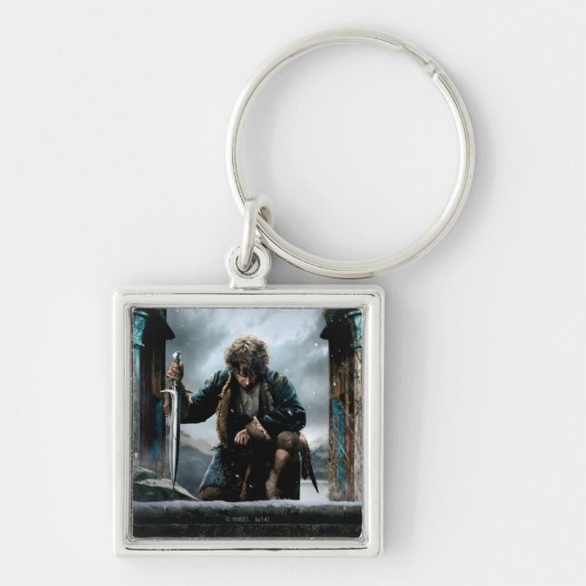 The Hobbit - BILBO BAGGINS™ Movie Poster Keychain (Front)