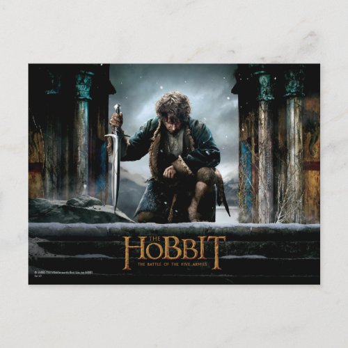 The Hobbit _ BILBO BAGGINS Movie Poster Postcard