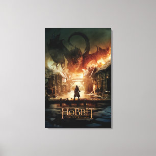 The Hobbit - Laketown Movie Poster Canvas Print