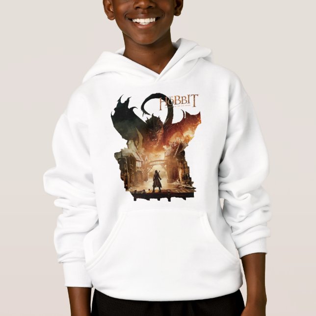 The Hobbit - Laketown Movie Poster Hoodie (Front)