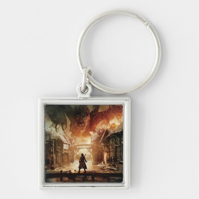 The Hobbit - Laketown Movie Poster Keychain (Front)