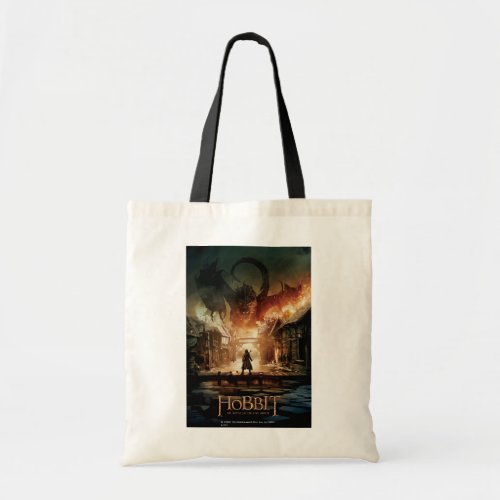 The Hobbit _ Laketown Movie Poster Tote Bag