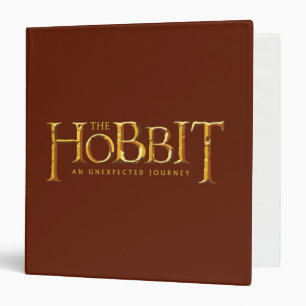 The Hobbit Logo Gold Binder