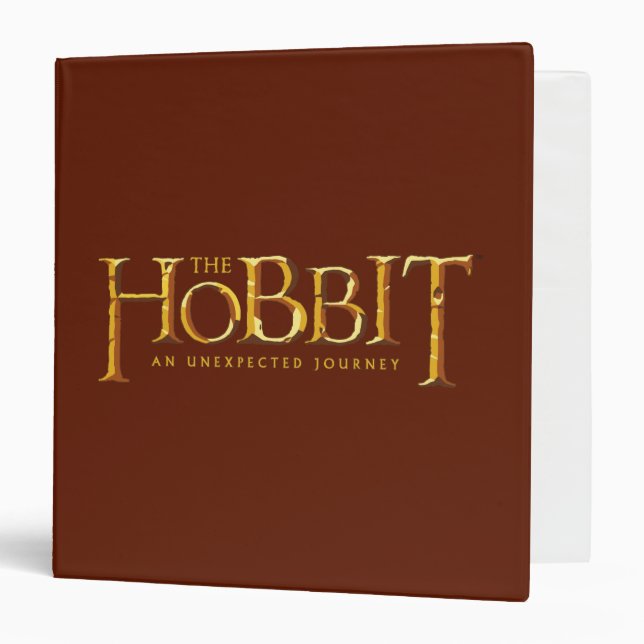 The Hobbit Logo Gold Binder (Front/Inside)