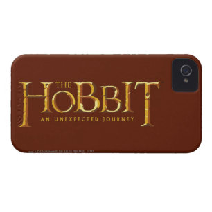 The Hobbit Logo Gold iPhone 4 Case