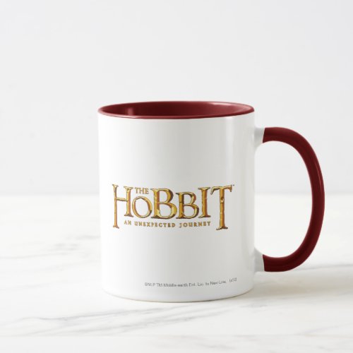 The Hobbit Logo Gold Mug